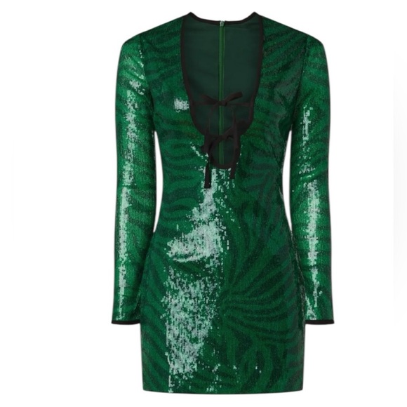 The Wolf Gang Brillo Sequin Dress, Size: S - Picture 2 of 9